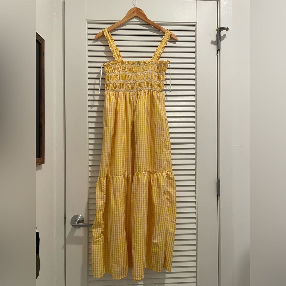 French Connection Women’s Dress Yellow Size 4